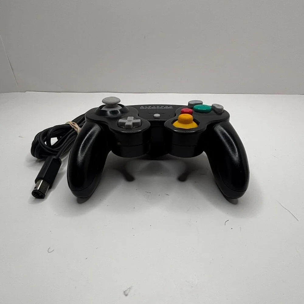 OEM Nintendo GameCube Black Wired GC Official Classic Controller DOL-003